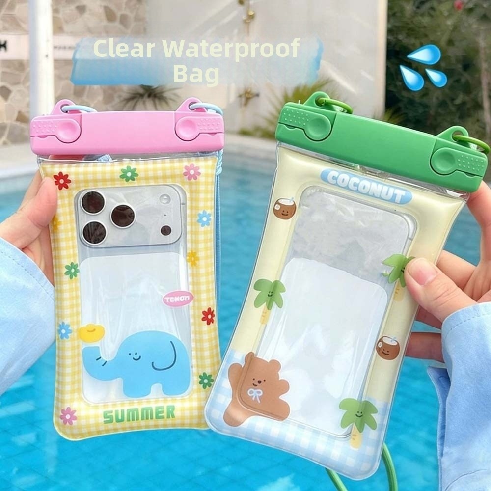 Phone Bag Crossbody - Adjustable Strap Waterproof Phone Pouch Cartoon