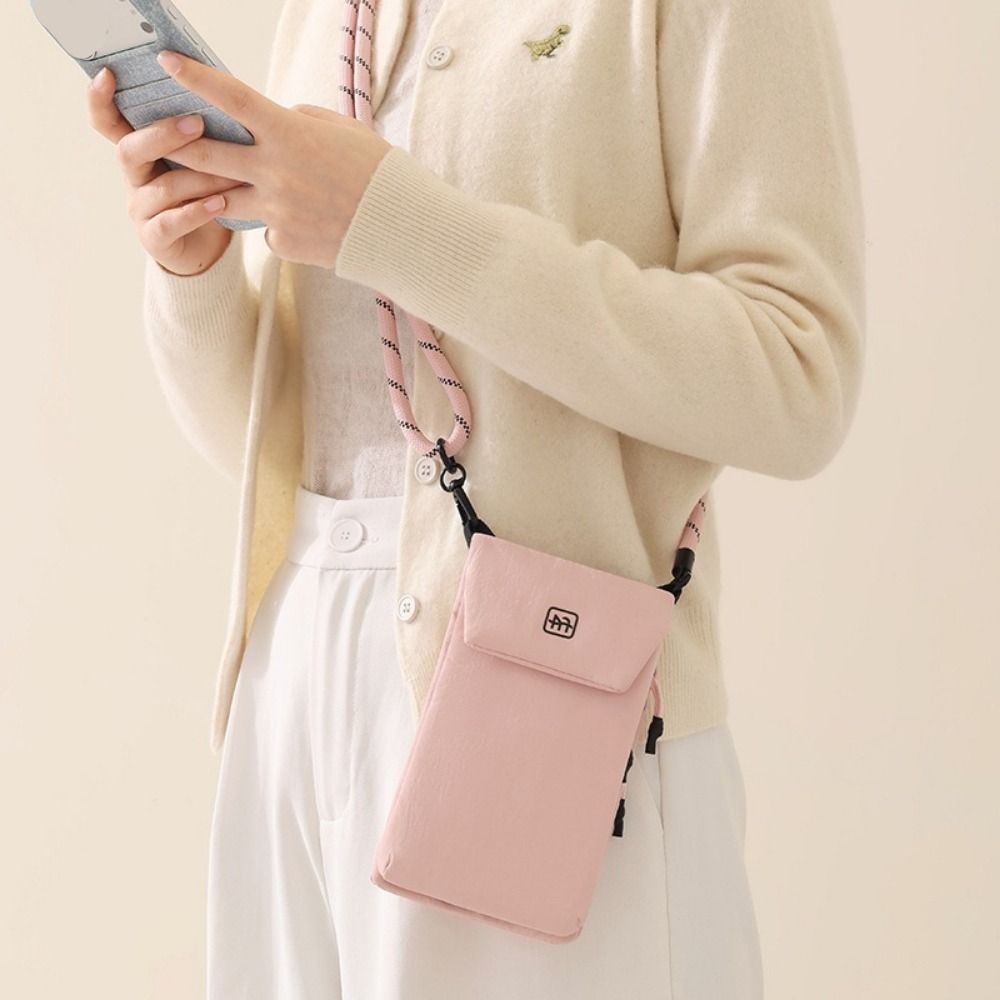 Phone Bag Crossbody - Fashion Nylon Mobile Phone Bag Lightweight