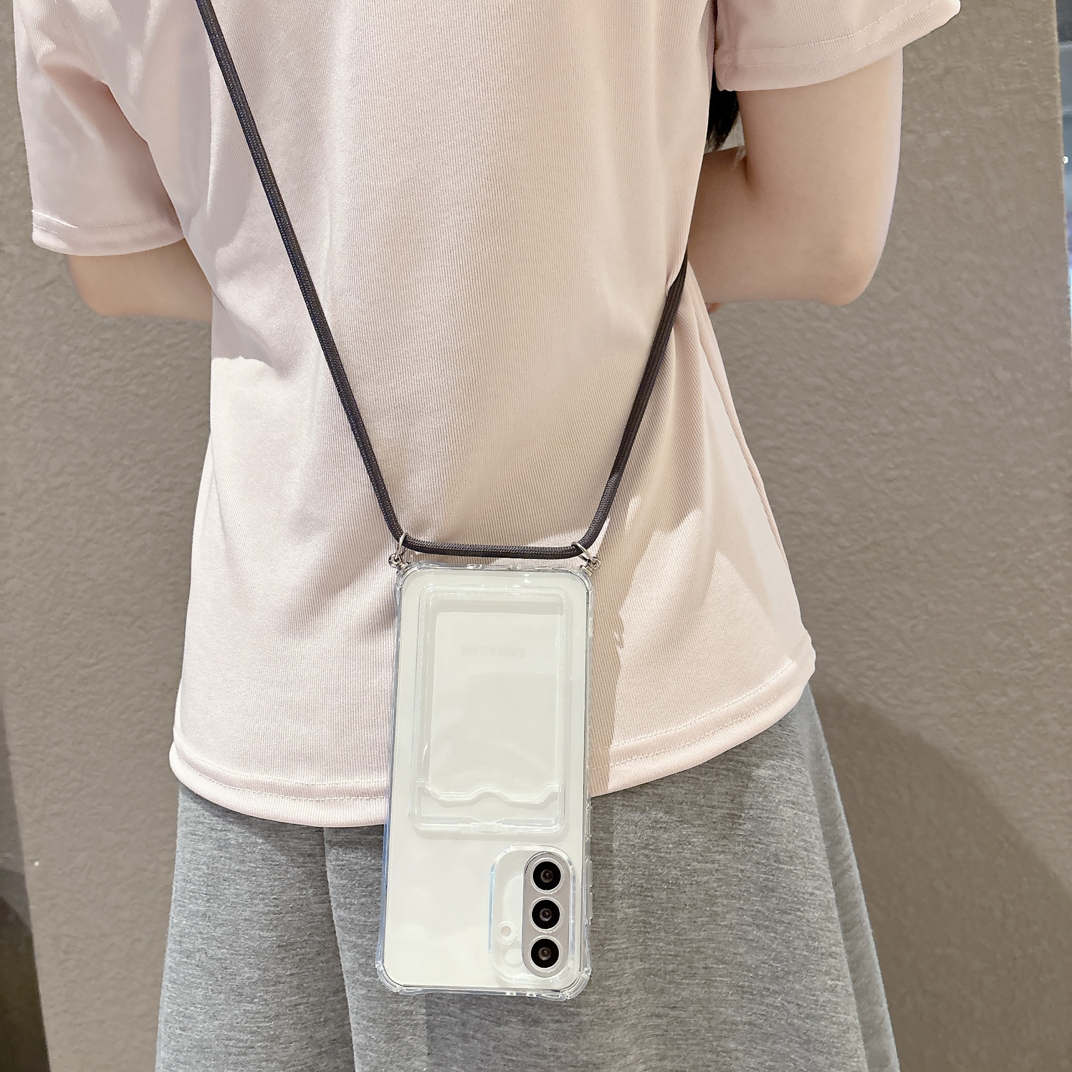 Phone Bag Crossbody - With Card Slot Clear Phone Case