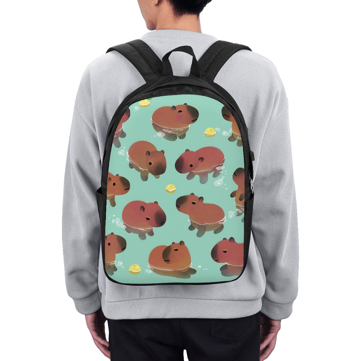 Capybara Animal Pattern Backpa - Women Bags For College บทวิจารณ์และราคา