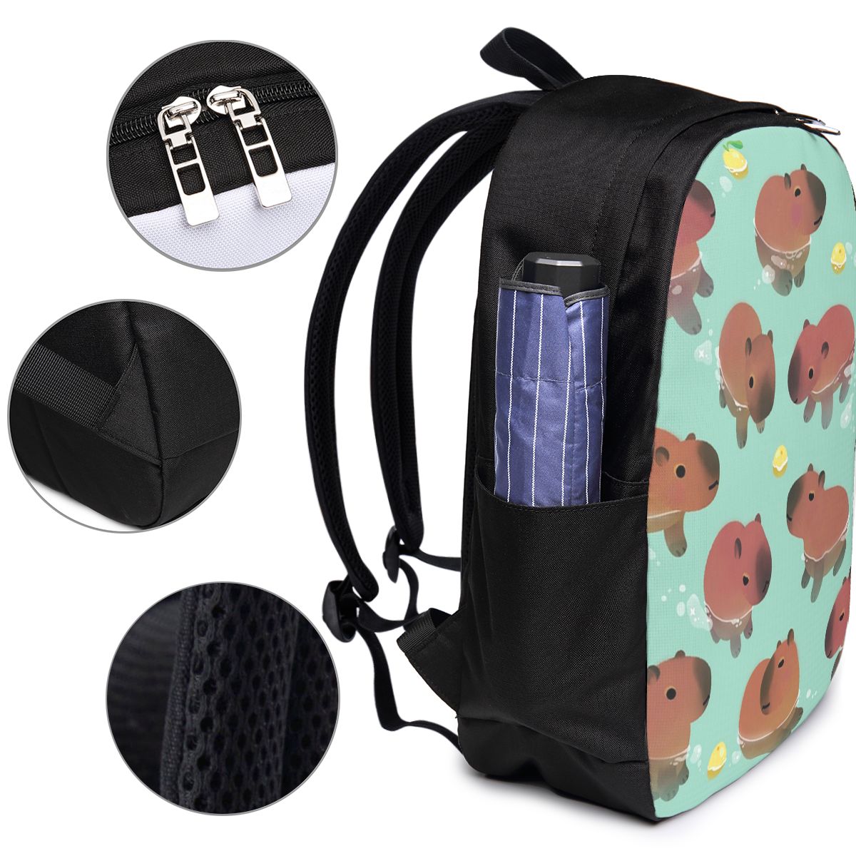 Capybara Animal Pattern Backpa - Women Bags For College บทวิจารณ์และราคา