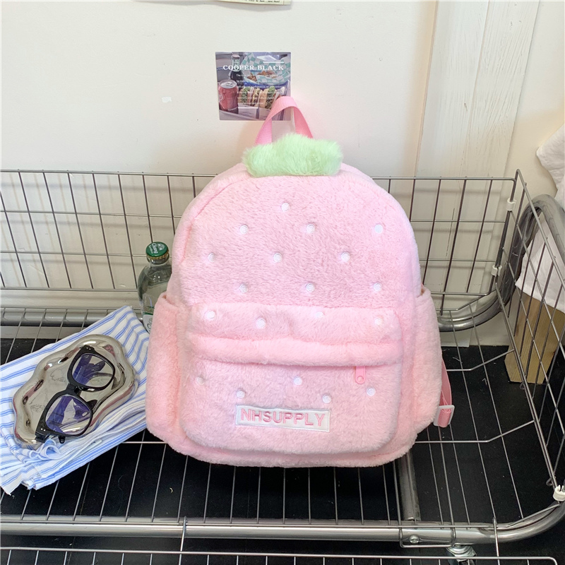 Plush Strawberry Classic Solid - Women Bags For Sale บทวิจารณ์และราคา