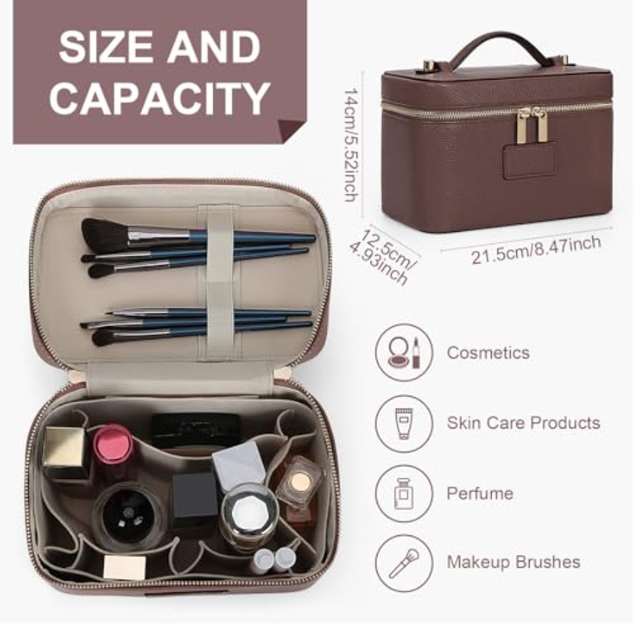 Makeup Bag Vanity Case for Wom - Women Vanity Bags บทวิจารณ์และราคา
