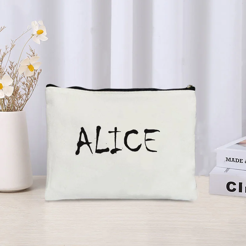 Custom Your Name Cosmetic Bag  - Women Bags Price บทวิจารณ์และราคา