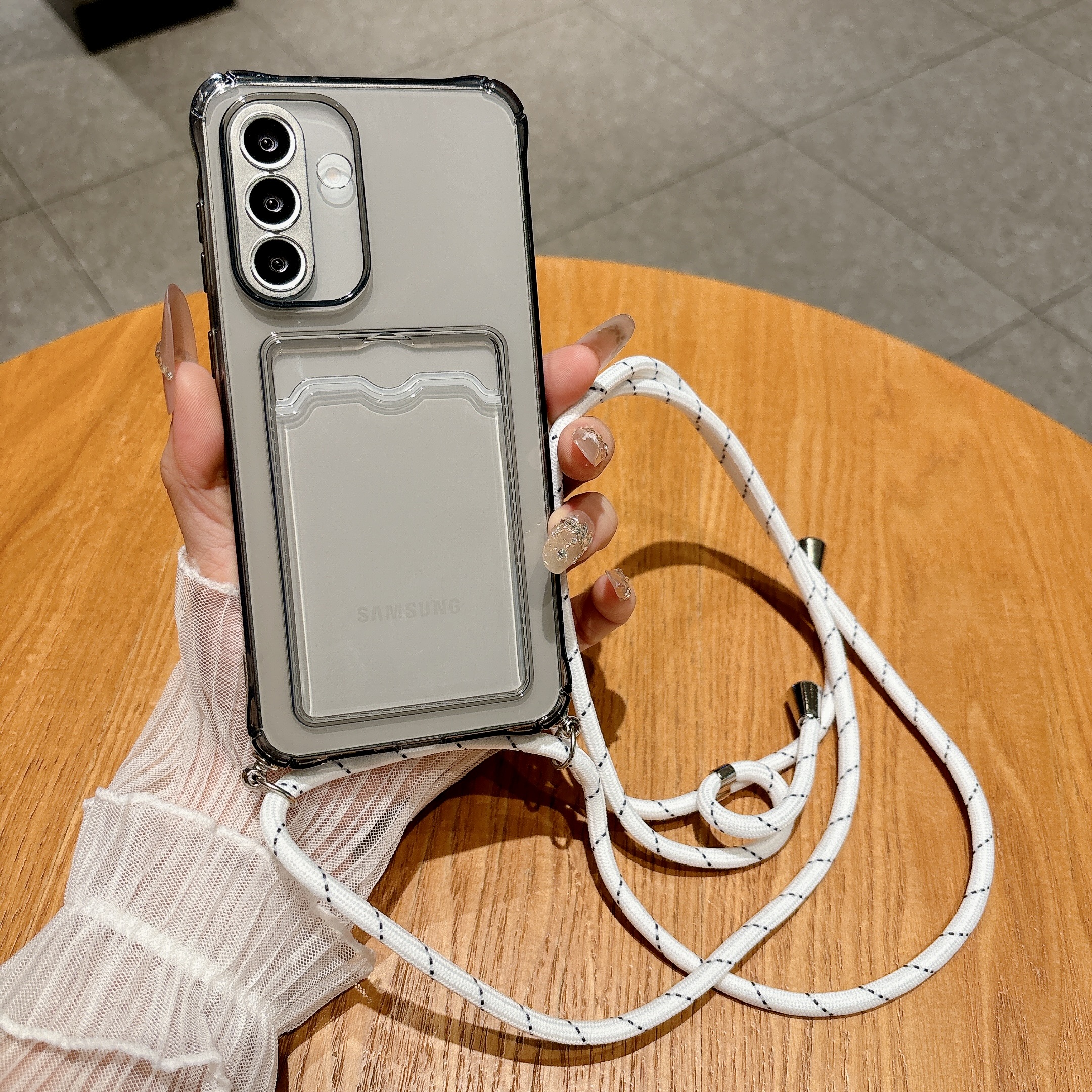 Light Gray Crossbody Strap Car - Phone Bag Crossbody บทวิจารณ์และราคา
