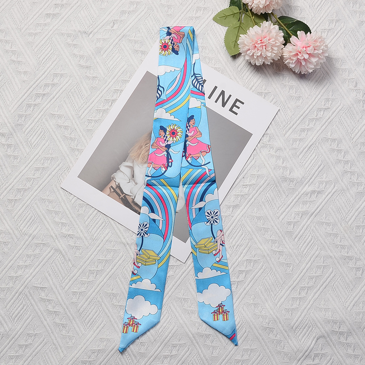 Women Hair Scarf 2024 New Bran - Women Bags Online บทวิจารณ์และราคา