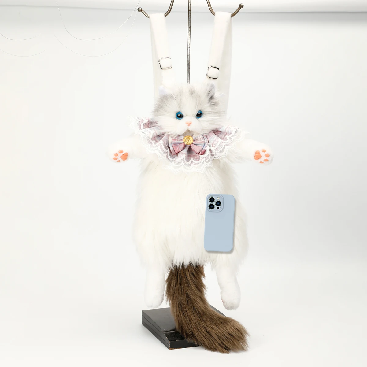 Cute Plush Cat Backpack - Real - Women Bags Daily Use บทวิจารณ์และราคา