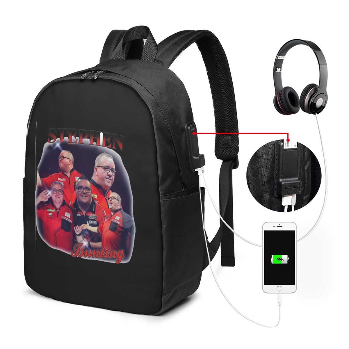 Stephen Bunting Bootleg Backpa - Women Bags For College บทวิจารณ์และราคา
