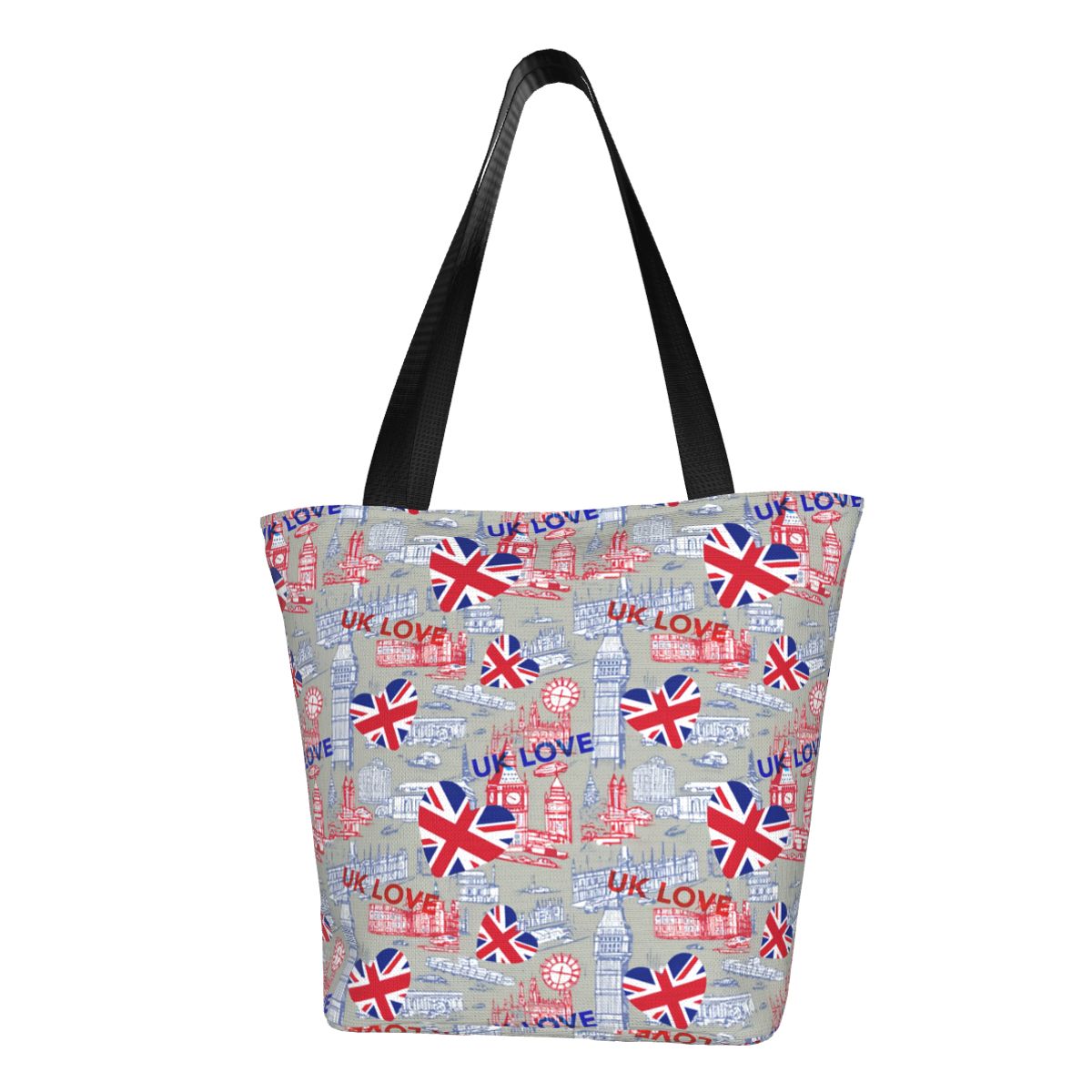 Custom Flag Of The UK Love Gro - Women Bags In Uk บทวิจารณ์และราคา