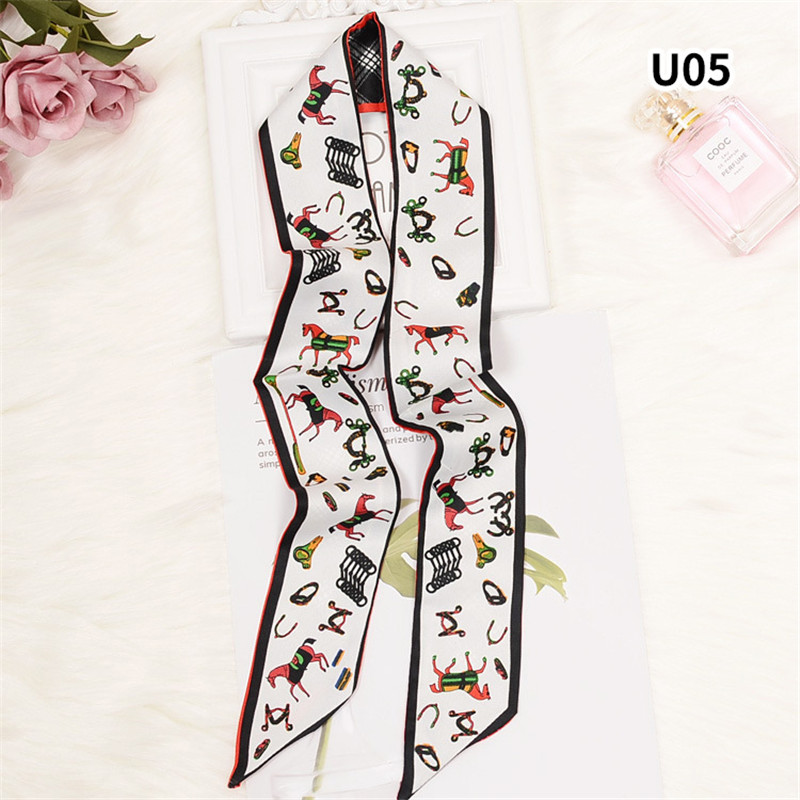 Horse Plaid Skinny Scarf Women - Women Bags Online บทวิจารณ์และราคา
