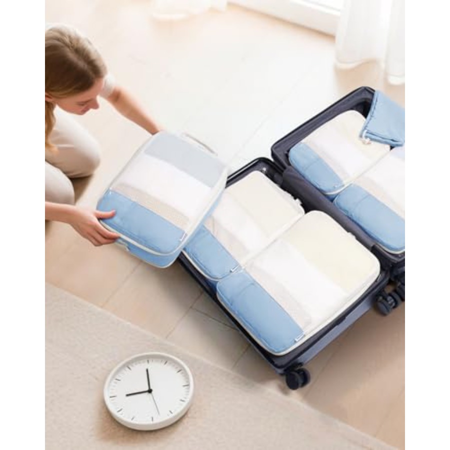 6 Set Compression Packing Cube - Women'S Bag บทวิจารณ์และราคา