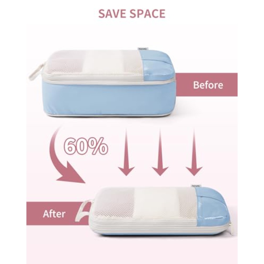 6 Set Compression Packing Cube - Women'S Bag บทวิจารณ์และราคา