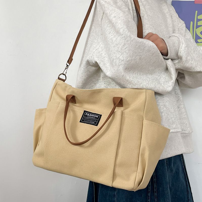 Large Canvas Tote Bag for Wome - Shopper Tote Canvas บทวิจารณ์และราคา