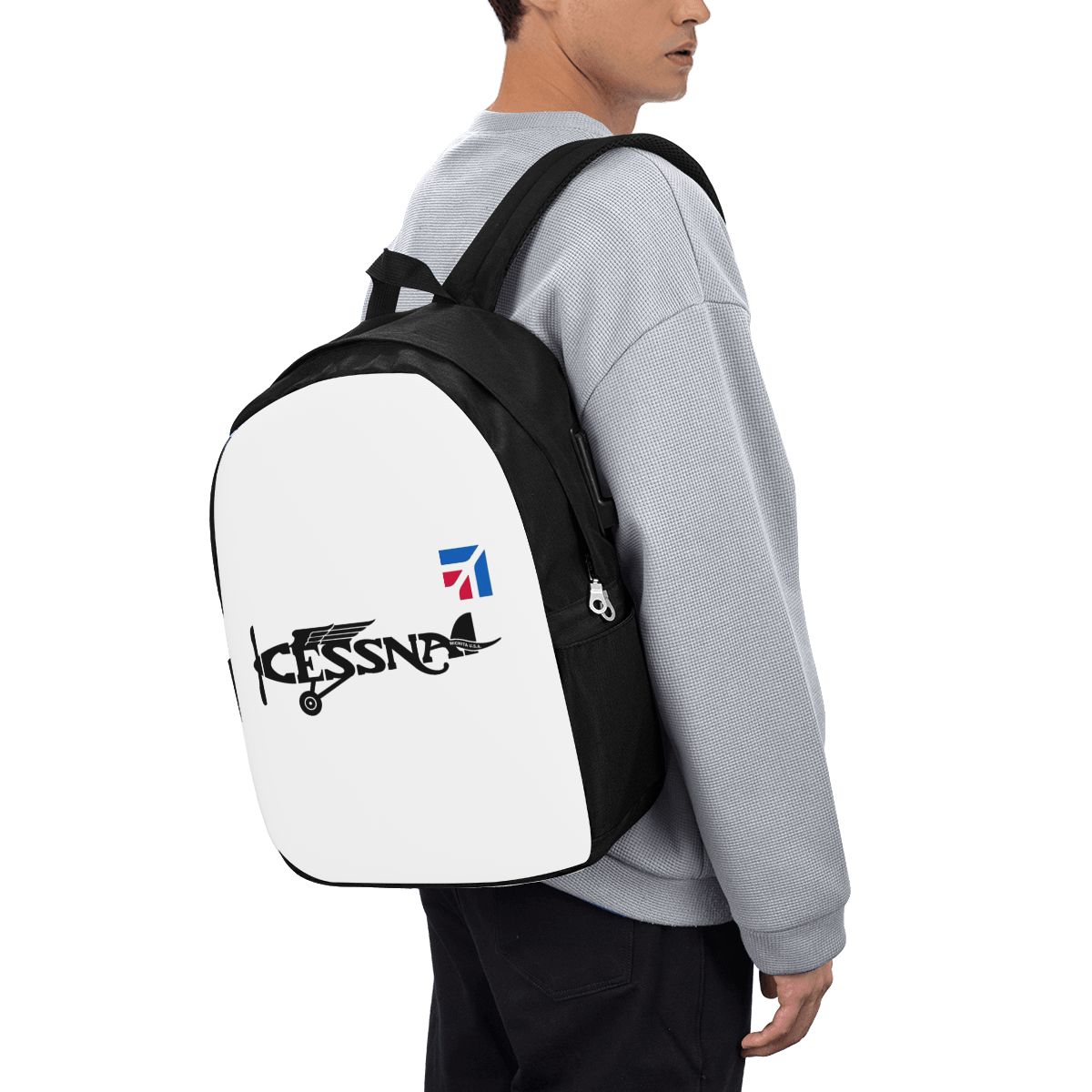 Cessna Logo Backpack Travel No - Women'S Bag บทวิจารณ์และราคา