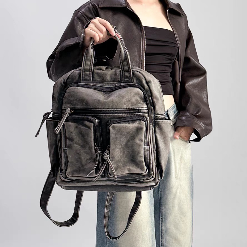 Luxury Soft Washed Pu Leather  - Women Bags In Trend บทวิจารณ์และราคา