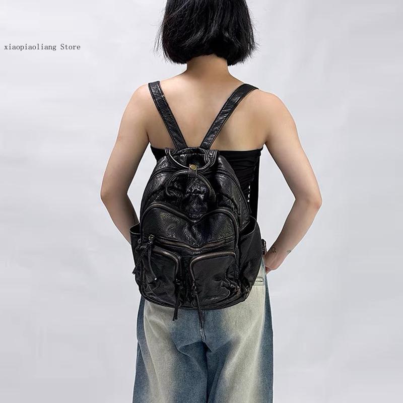 Luxury Soft Washed Pu Leather  - Women Bags In Trend บทวิจารณ์และราคา