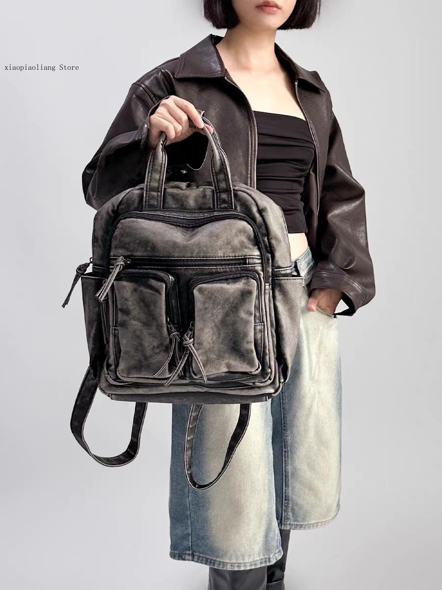 Luxury Soft Washed Pu Leather  - Women Bags In Trend บทวิจารณ์และราคา