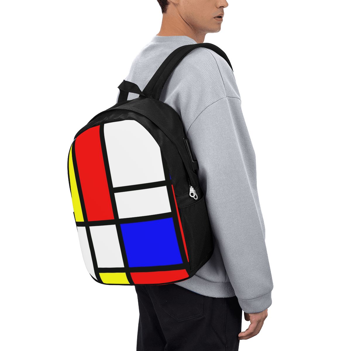 Piet Mondrian Composition  Bac - Women Bags For College บทวิจารณ์และราคา