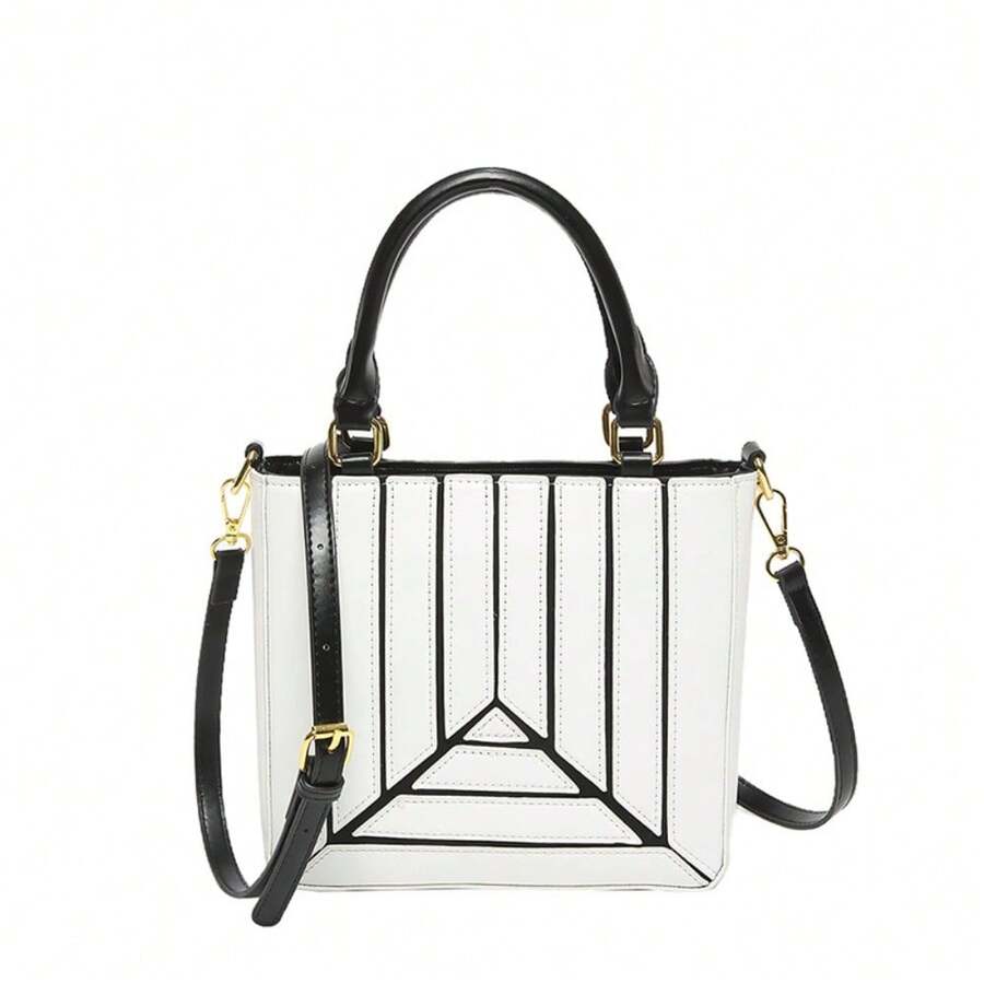Geometric Panel Structured Top - Women'S Bags Top 10 บทวิจารณ์และราคา