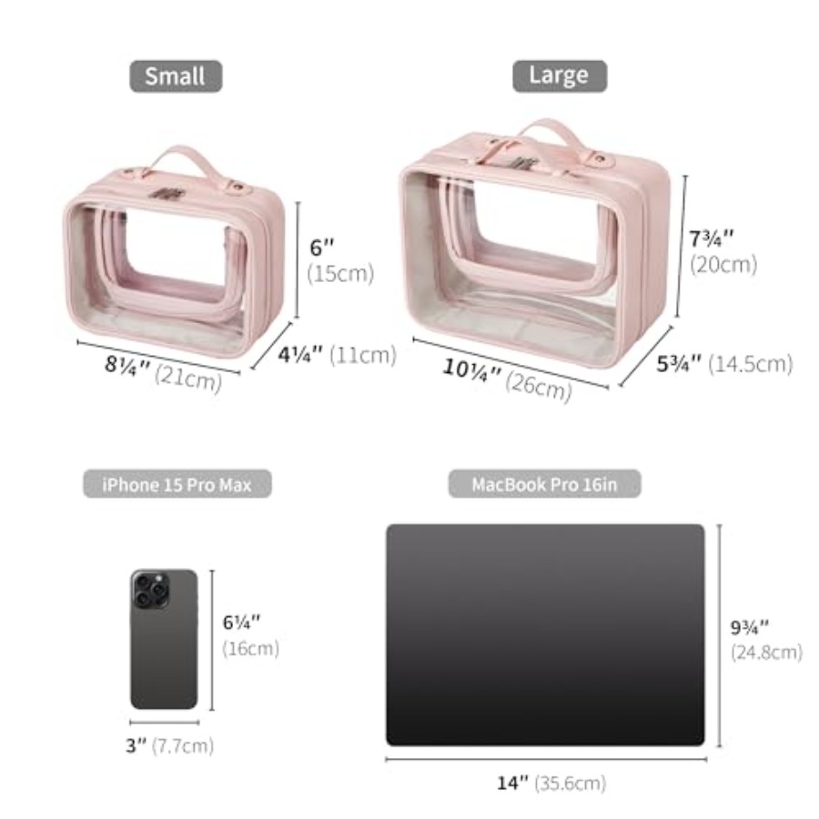 TSA Approved Toiletry Bag, Cle - Women'S Bag บทวิจารณ์และราคา