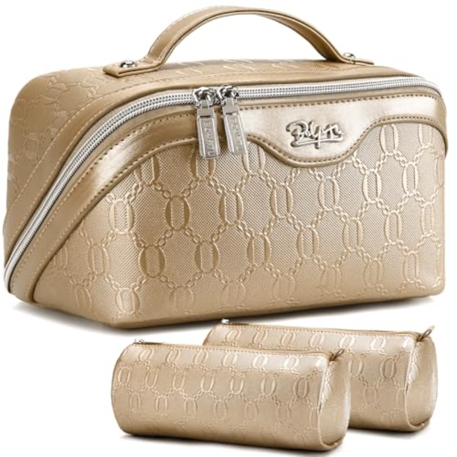Travel Makeup Bag for Women: C - Women'S Bag บทวิจารณ์และราคา