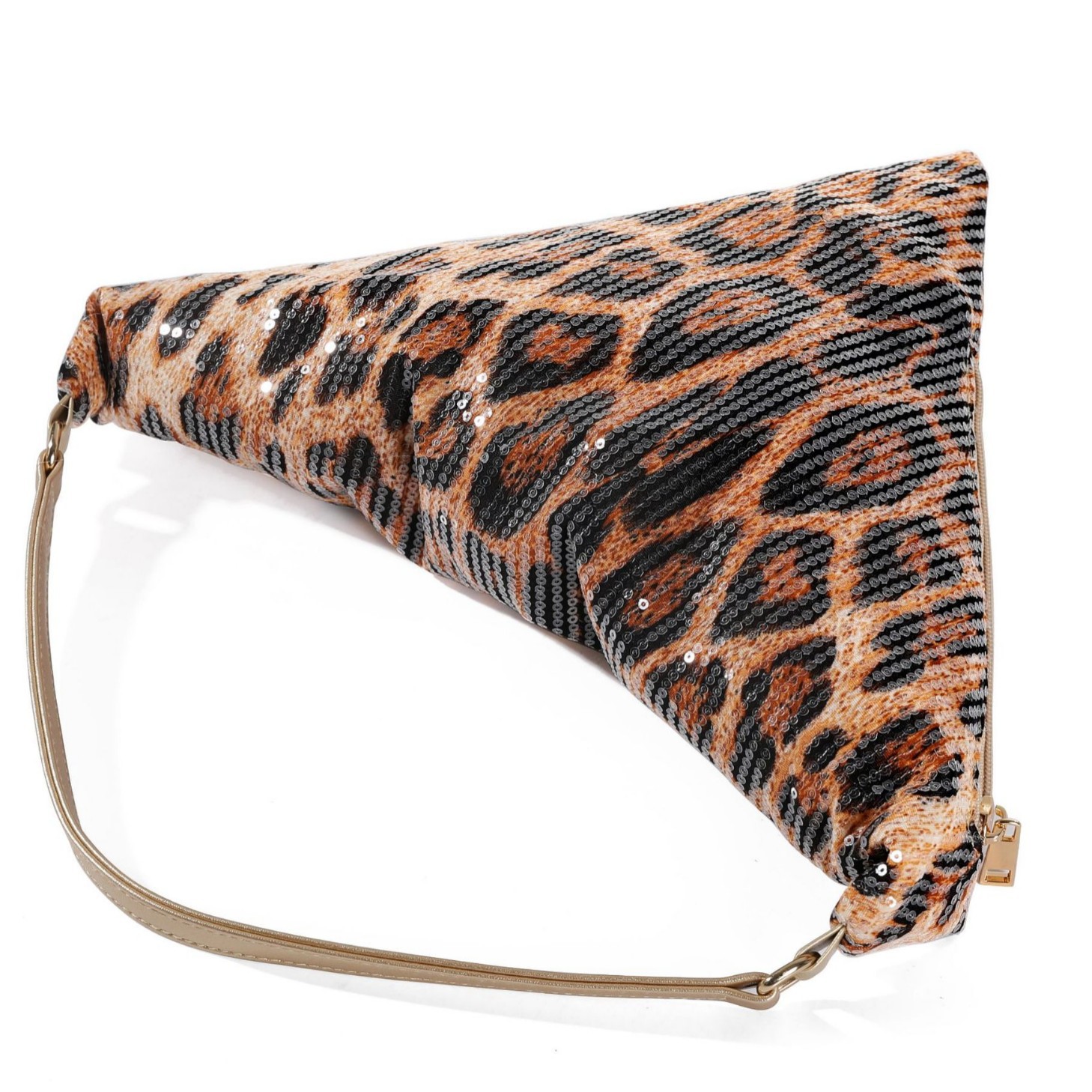 Leopard print crescent bag sho - Women Bags In Trend บทวิจารณ์และราคา