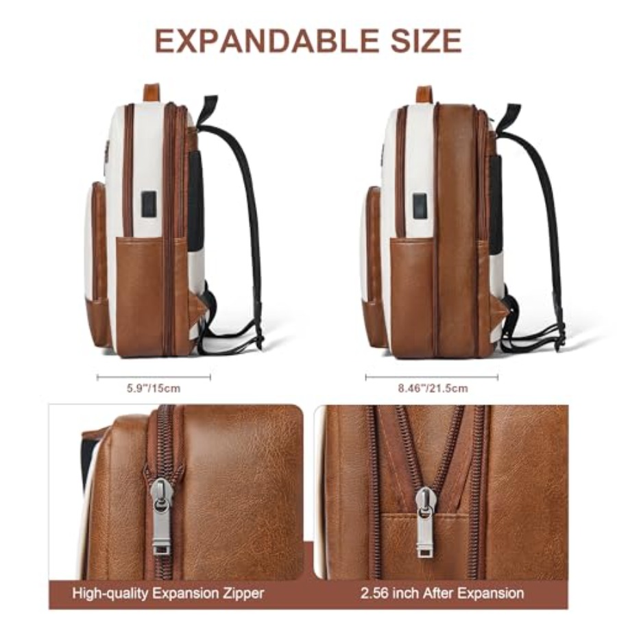 Leather Laptop Backpack for Wo - Women'S Bag บทวิจารณ์และราคา