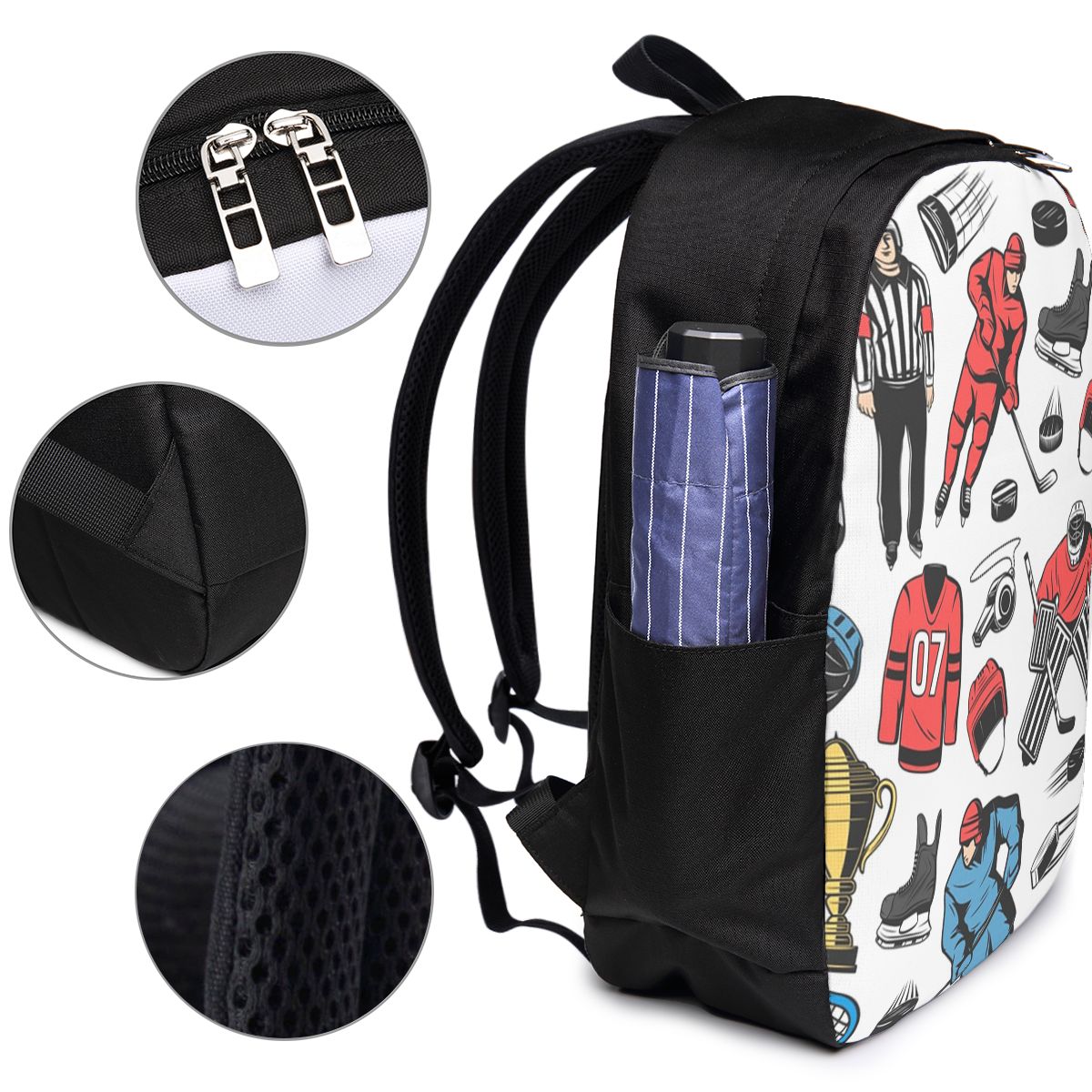 Ice Hockey Players On Rink Bac - Women Bags For College บทวิจารณ์และราคา