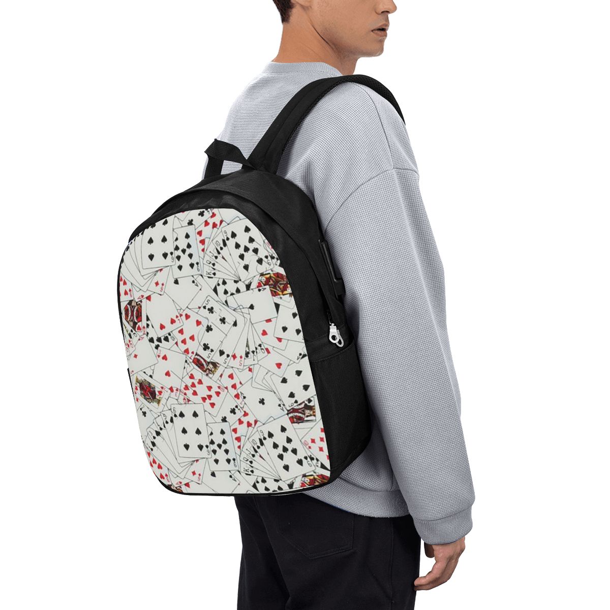 Playing Cards Poker Print Back - Women'S Bag บทวิจารณ์และราคา