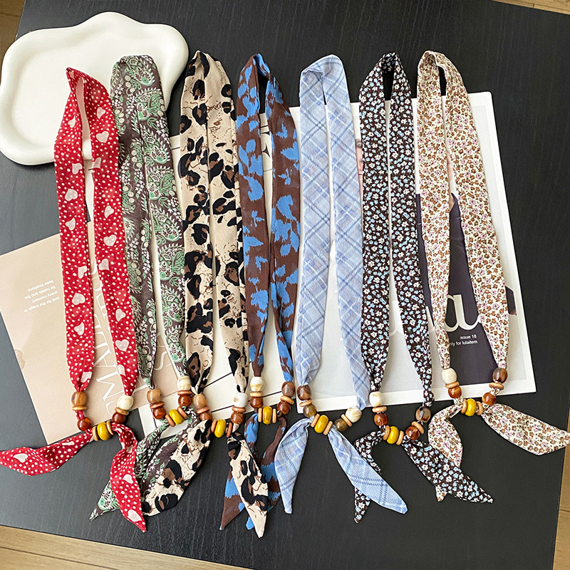 Vintage Bohemian Skinny Scarf  - Women Bags Daily Use บทวิจารณ์และราคา