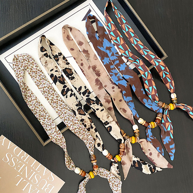 Vintage Bohemian Skinny Scarf  - Women Bags Daily Use บทวิจารณ์และราคา