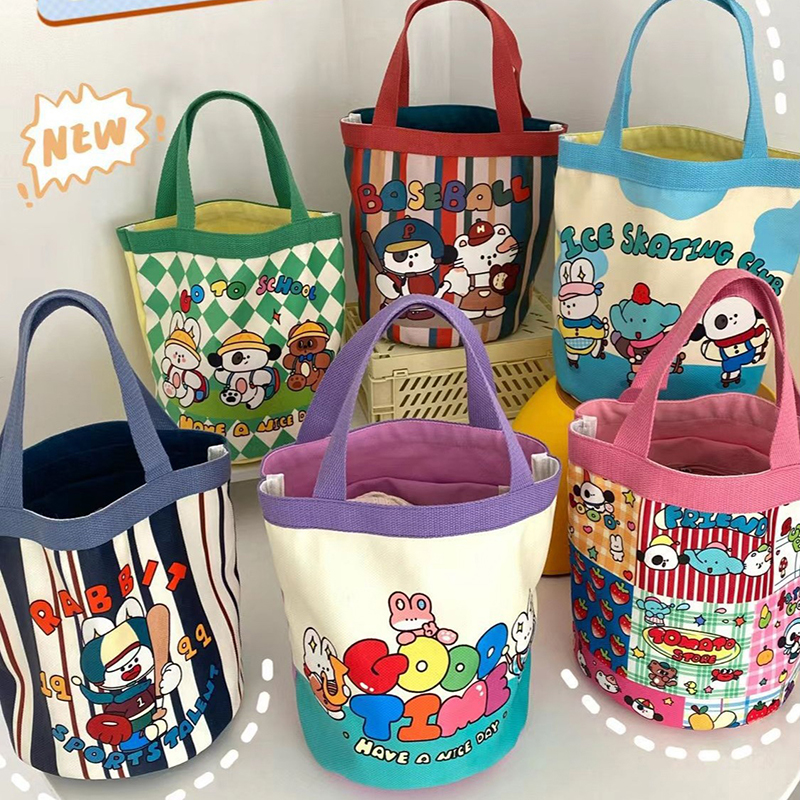 Casual Canvas Bucket Bag Tote  - Shopper Tote Canvas บทวิจารณ์และราคา