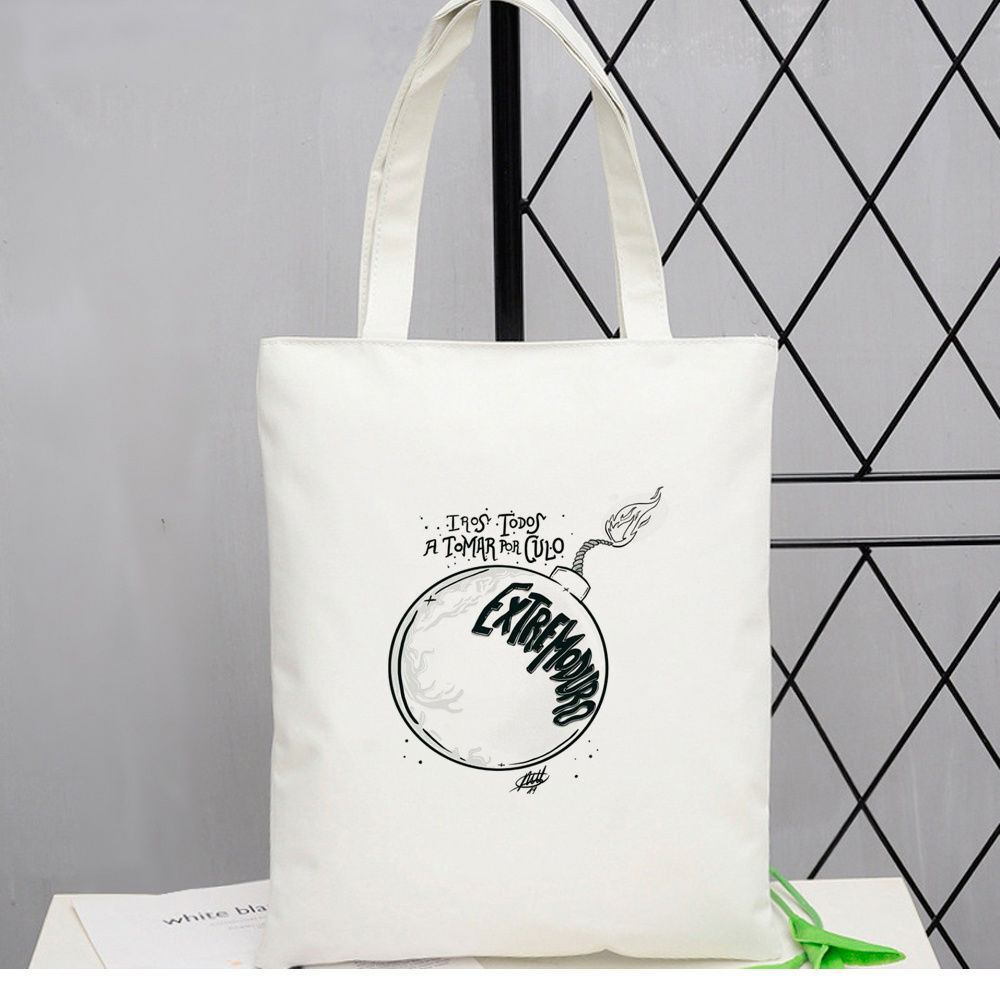Extremoduro Canvas Tote Bags W - Women Bags Price บทวิจารณ์และราคา