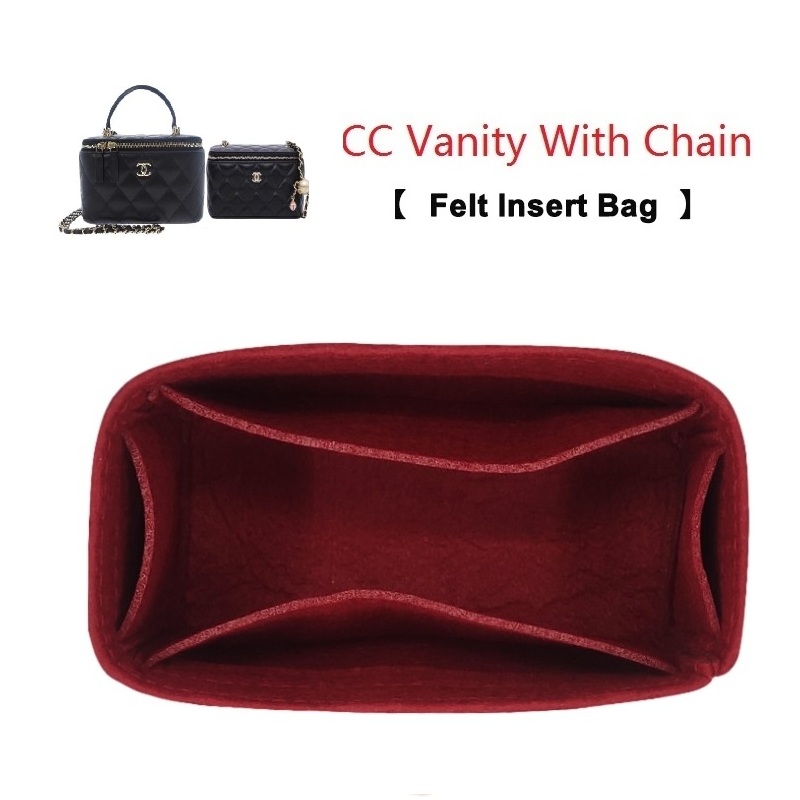 Felt Insert Bag Organizer for  - Women Vanity Bags บทวิจารณ์และราคา