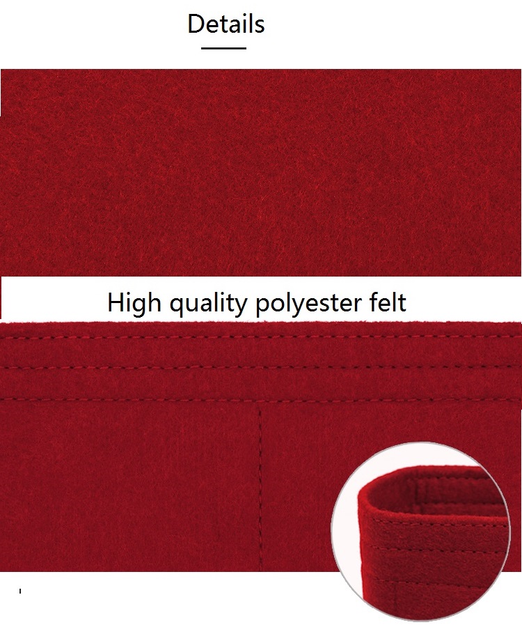 Felt Insert Bag Organizer for  - Women Vanity Bags บทวิจารณ์และราคา
