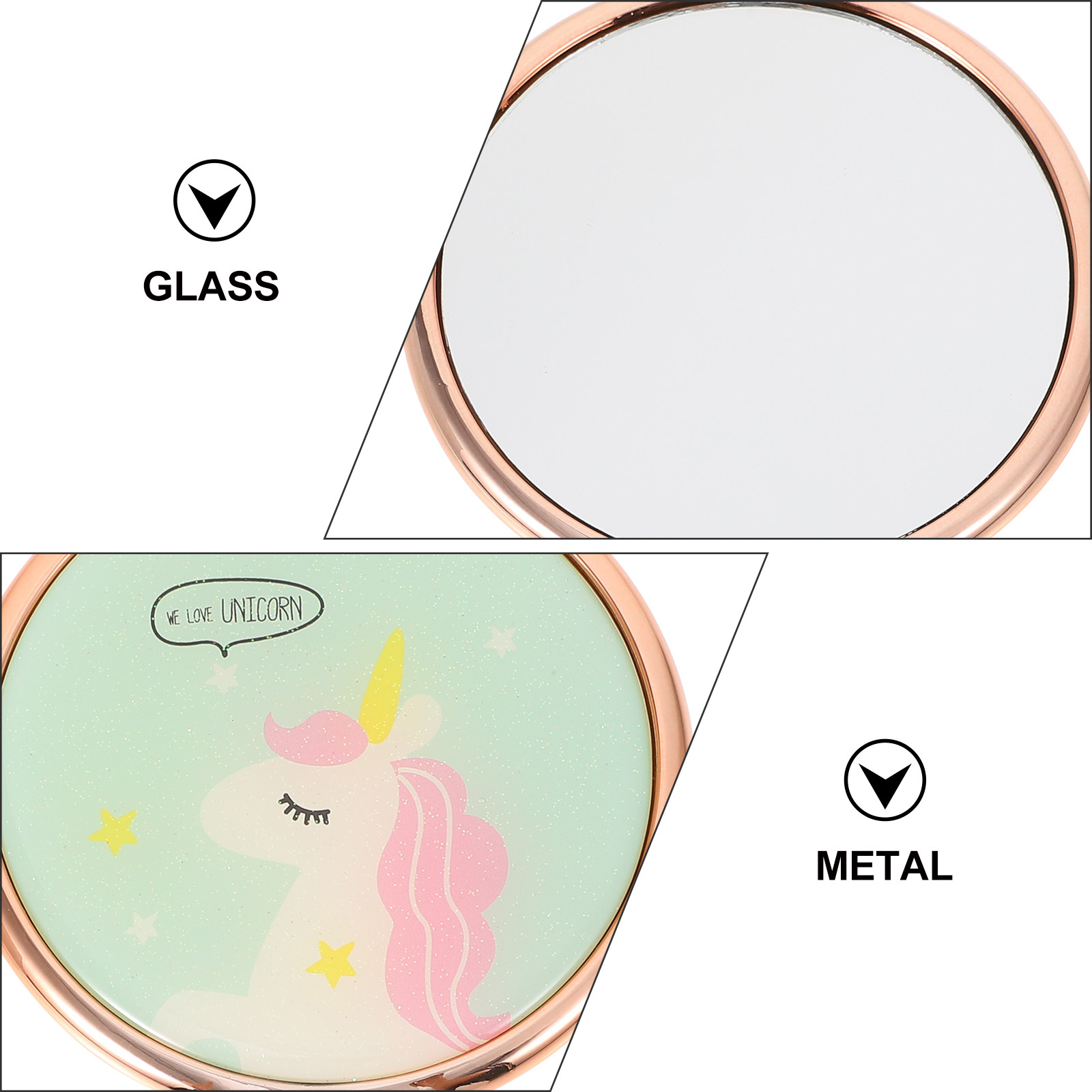 Women Handheld Makeup Mirror L - Women Vanity Bags บทวิจารณ์และราคา