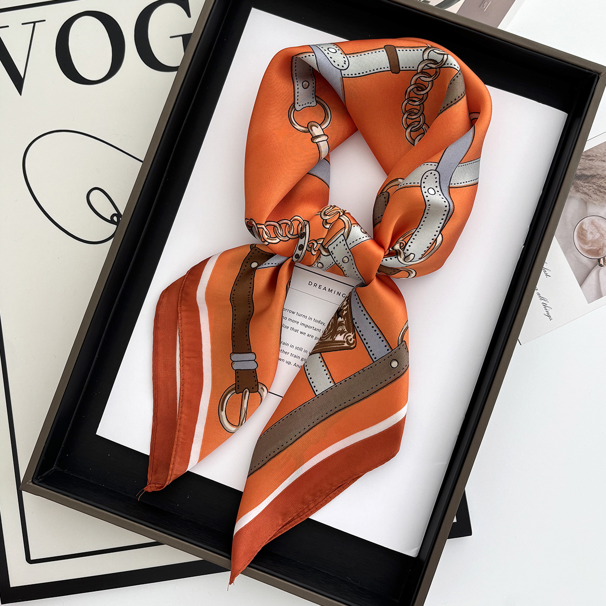 Luxury 70*70cm Square Scarf fo - Women Bags Online บทวิจารณ์และราคา