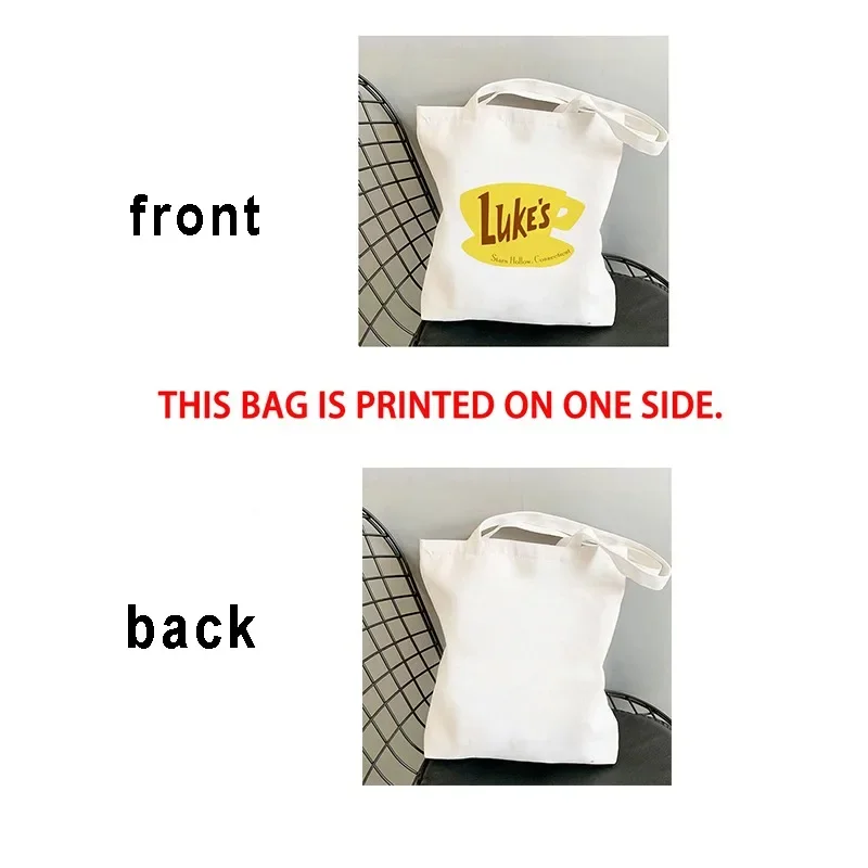 Death Evil Devil Print Shoulde - Shopper Tote Canvas บทวิจารณ์และราคา