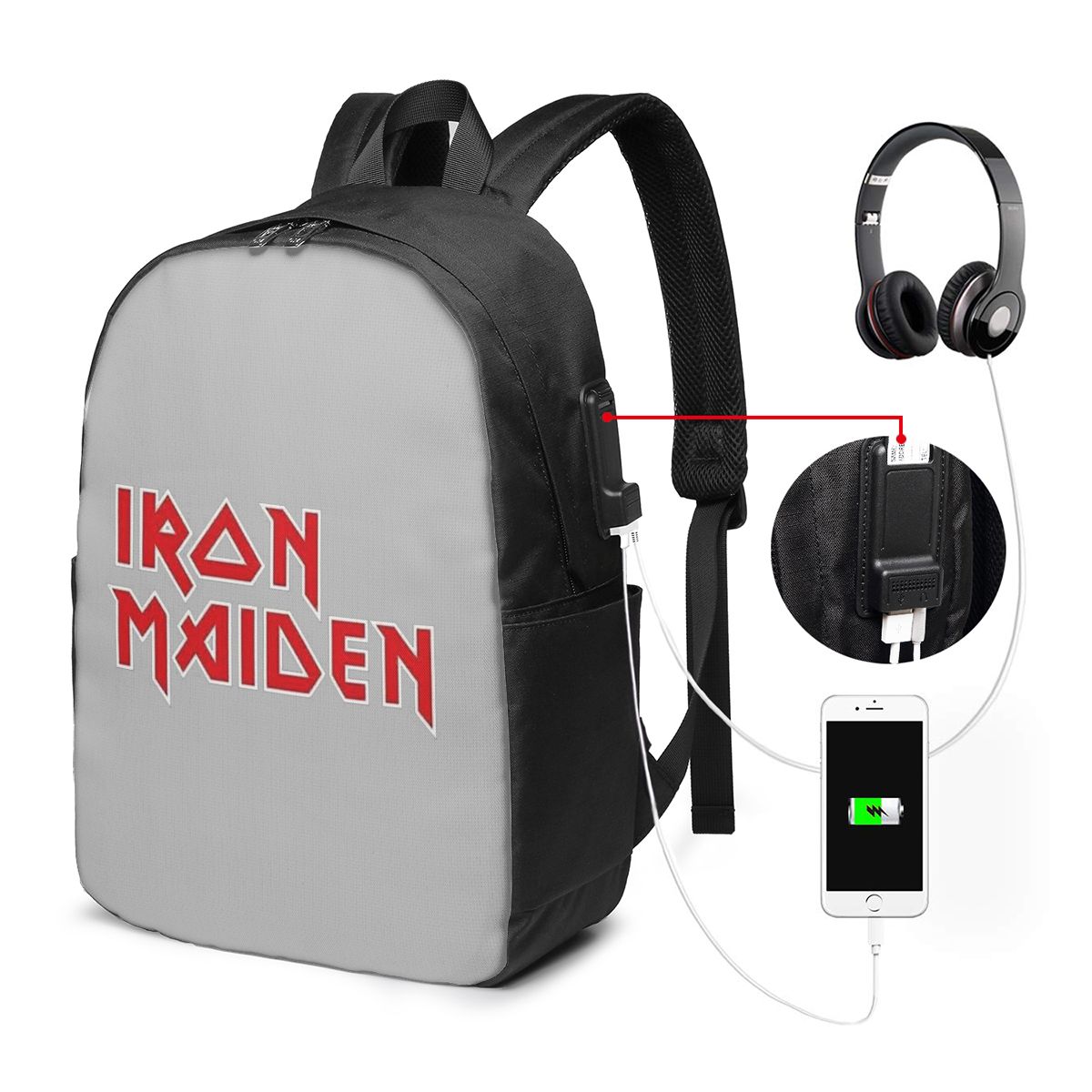IronMaidens Backpack Travel No - Women Bags For College บทวิจารณ์และราคา