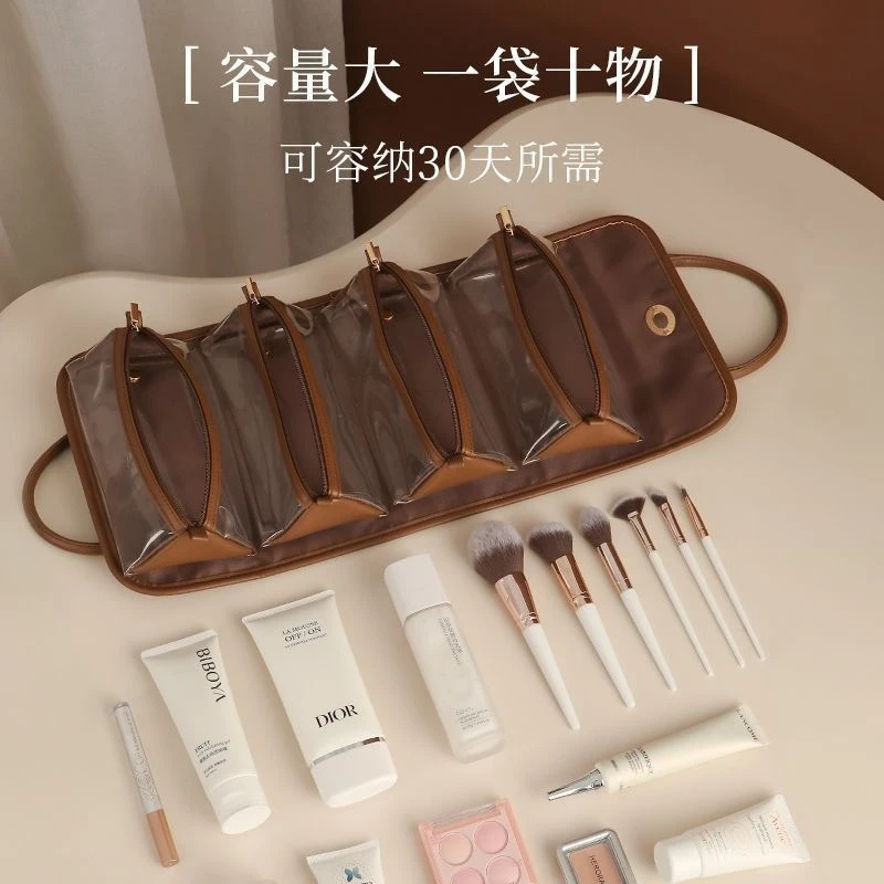 Four In 1 Makeup Bag Travel To - Women Vanity Bags บทวิจารณ์และราคา
