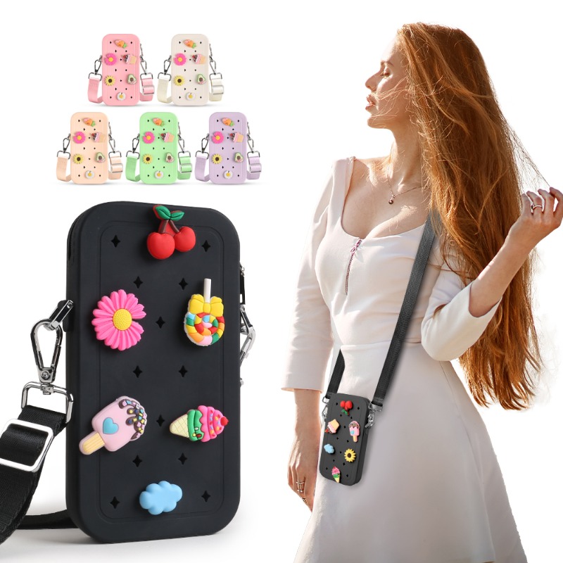 Multifunction Portable Silicon - Phone Bag Crossbody บทวิจารณ์และราคา