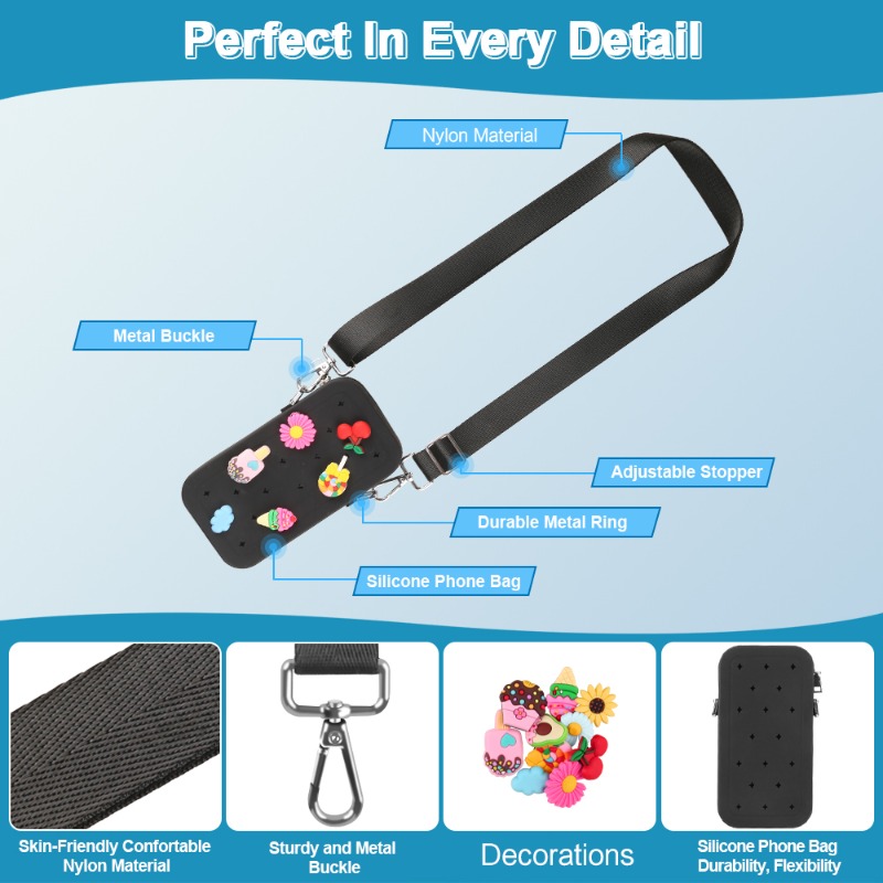 Multifunction Portable Silicon - Phone Bag Crossbody บทวิจารณ์และราคา