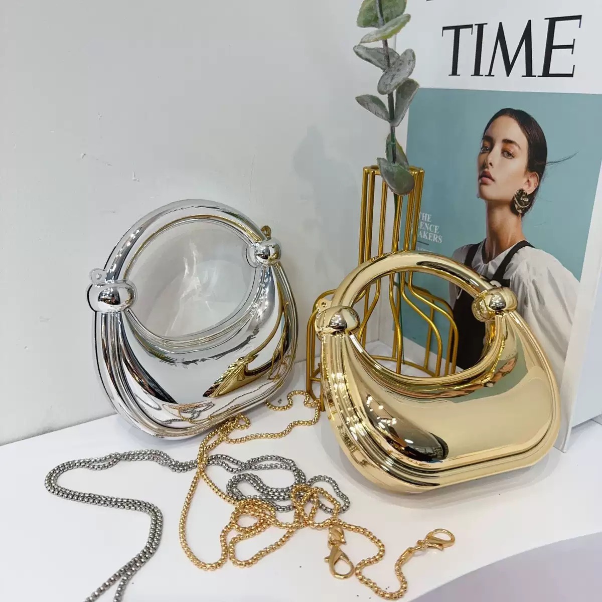 Mini Golden Evening Bag Purses - Women Bags Online บทวิจารณ์และราคา