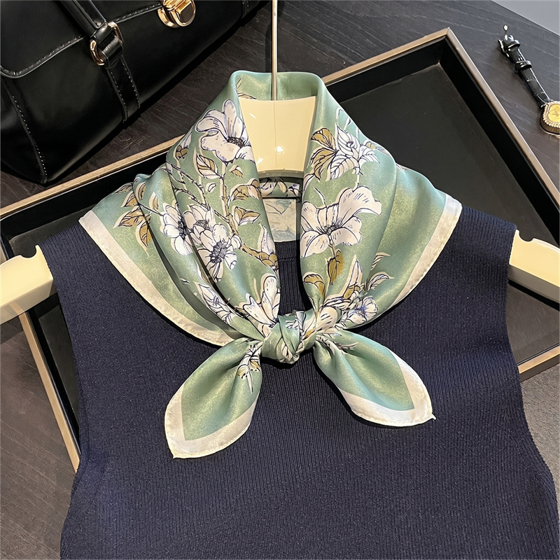 100% Mulberry Silk Scarf Fresh - Women Bags Daily Use บทวิจารณ์และราคา