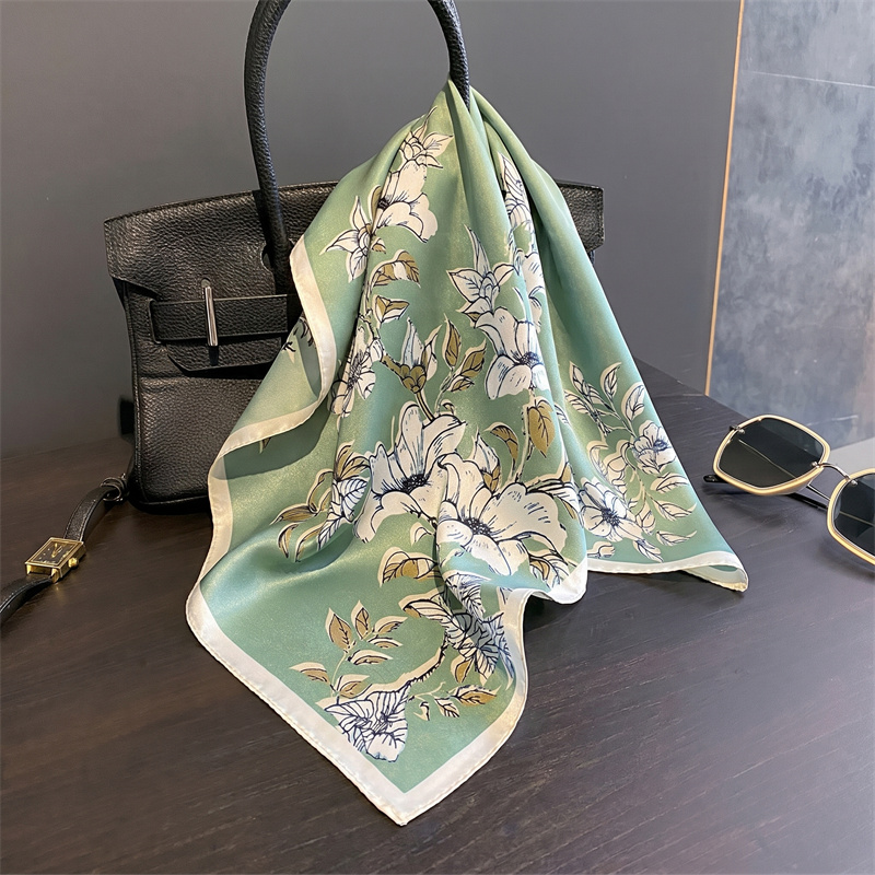 100% Mulberry Silk Scarf Fresh - Women Bags Daily Use บทวิจารณ์และราคา