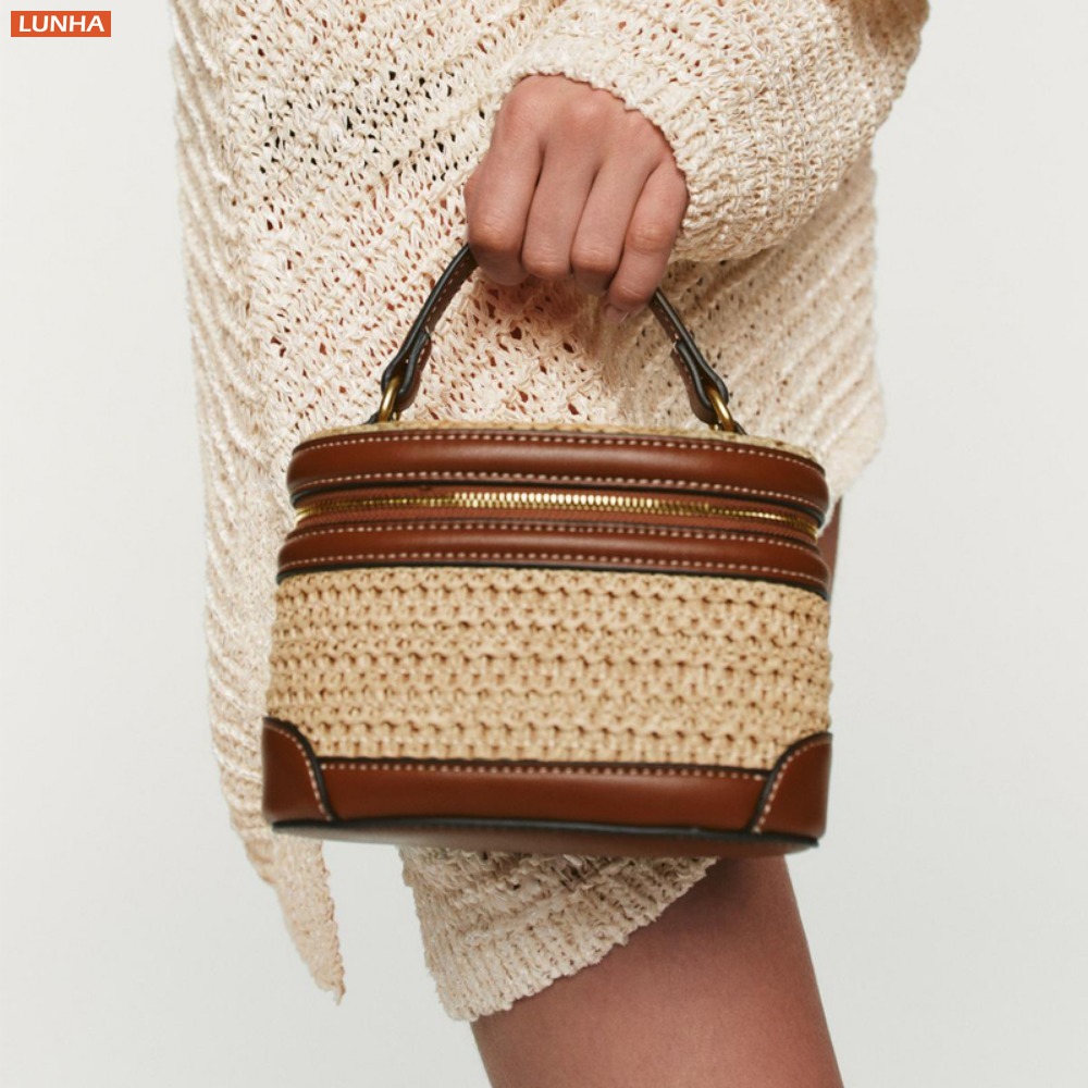 Women Mini Crossbody Woven Box - Women Vanity Bags บทวิจารณ์และราคา