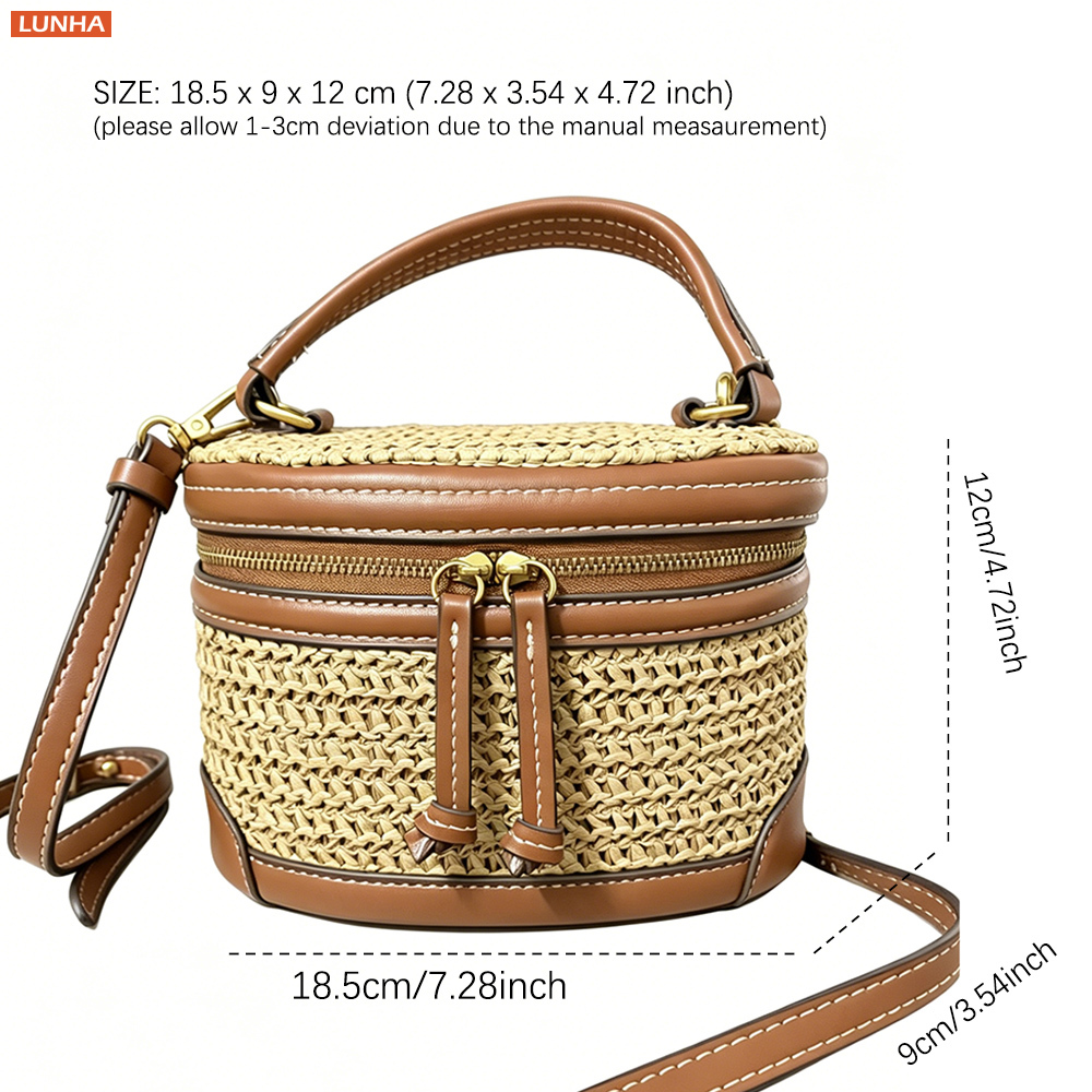 Women Mini Crossbody Woven Box - Women Vanity Bags บทวิจารณ์และราคา