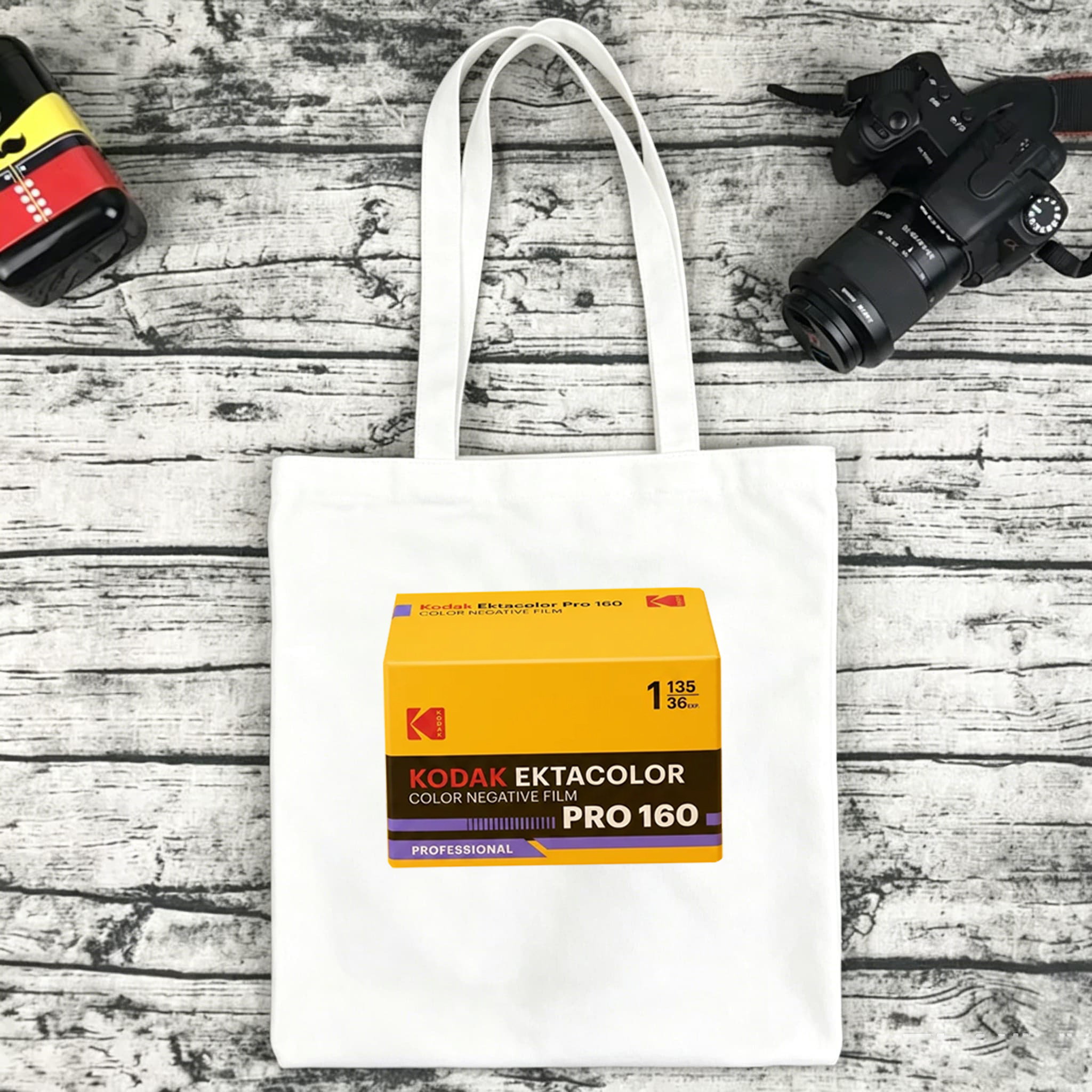 Kodak Ektacolor Pro 160 Film B - Shopper Tote Canvas บทวิจารณ์และราคา
