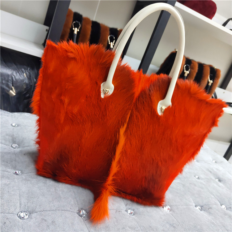 Tote Bag Women's Wool Cashmere - Women Bags High End Brands บทวิจารณ์และราคา