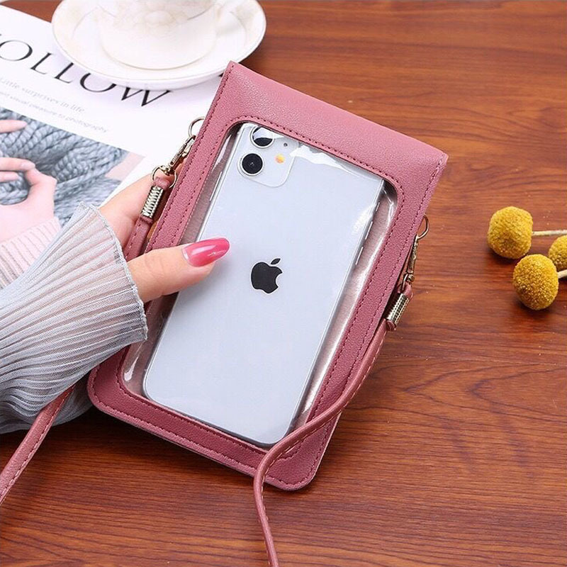 Cute Cartoon Pattern Touch-Scr - Phone Bag Crossbody บทวิจารณ์และราคา